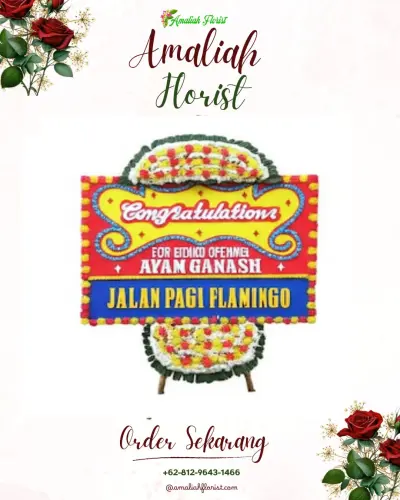Bunga Papan Congratulation di Talaga